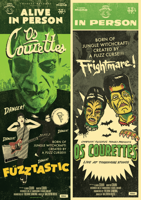 OS COURETTES Live at Tambourine Studios 10″