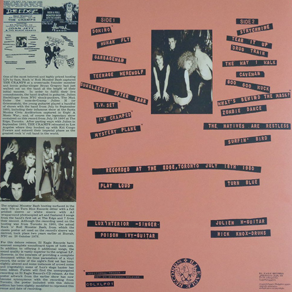 The Cramps Rock N Roll Monster Bash Lp