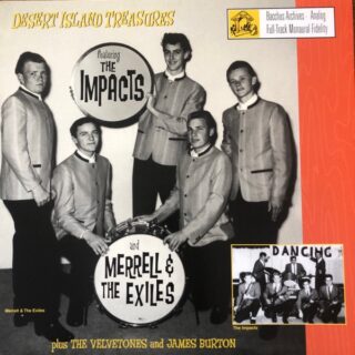 VA: DESERT ISLAND TREASURES - Impacts / Merrel & The Exiles LP