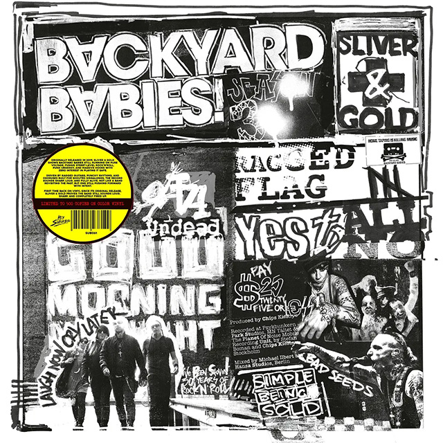 BACKYARD BABIES: Silver and Gold LP (colour)